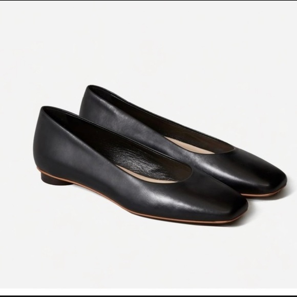 Everlane 90’s square-toe flat, sz 5.5 - Picture 1 of 7